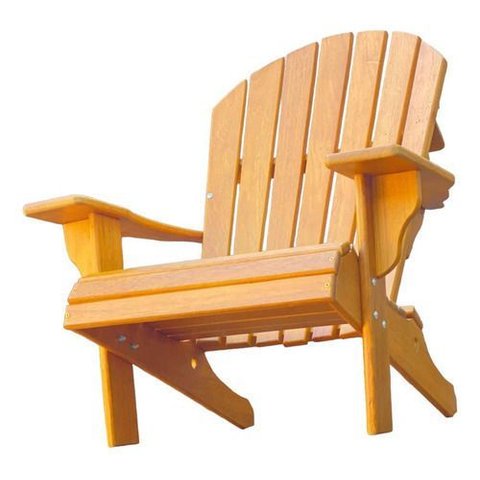 Cadeira Adirondack Clean Jardim Externa Pavão Envernizada Adirondack Envernizada