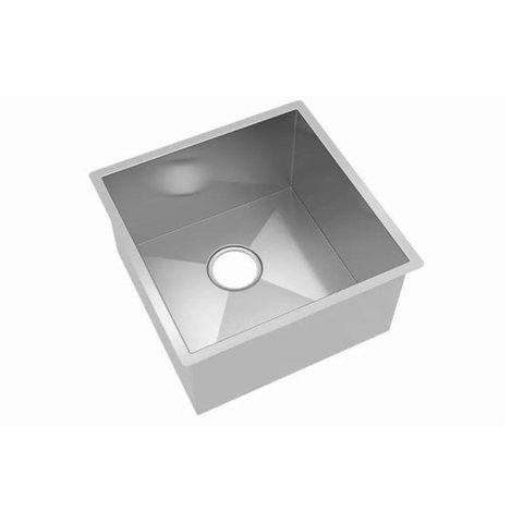 Cuba Simples de Embutir para Cozinha Retta 40X40cm Inox Escovado - Mekal 01035216