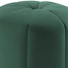 Kit 2 Puff Puf para Sala P09 Veludo Verde Dmobiliario - 5
