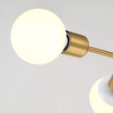 Ver imagem 6 de Lustre Pendente Luminária Sputnik Galvanizado Dourado Moléculas 9 Cabeças Design Moderno