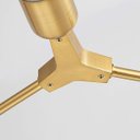 Ver imagem 7 de Lustre Pendente Luminária Sputnik Galvanizado Dourado Moléculas 9 Cabeças Design Moderno