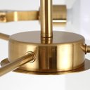 Ver imagem 5 de Lustre Pendente Luminária Sputnik Galvanizado Dourado Moléculas 9 Cabeças Design Moderno