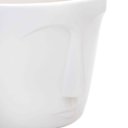 Ver imagem 4 de Vaso Decorativo Rosto em Cerâmica Branco 11x15,5cm - D’Rossi