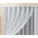 Ver imagem 3 de Cortina para Quarto Meia Parede Moderna 4,00 x 2,50 Metros Semi Blackout Corta Luz para Varao