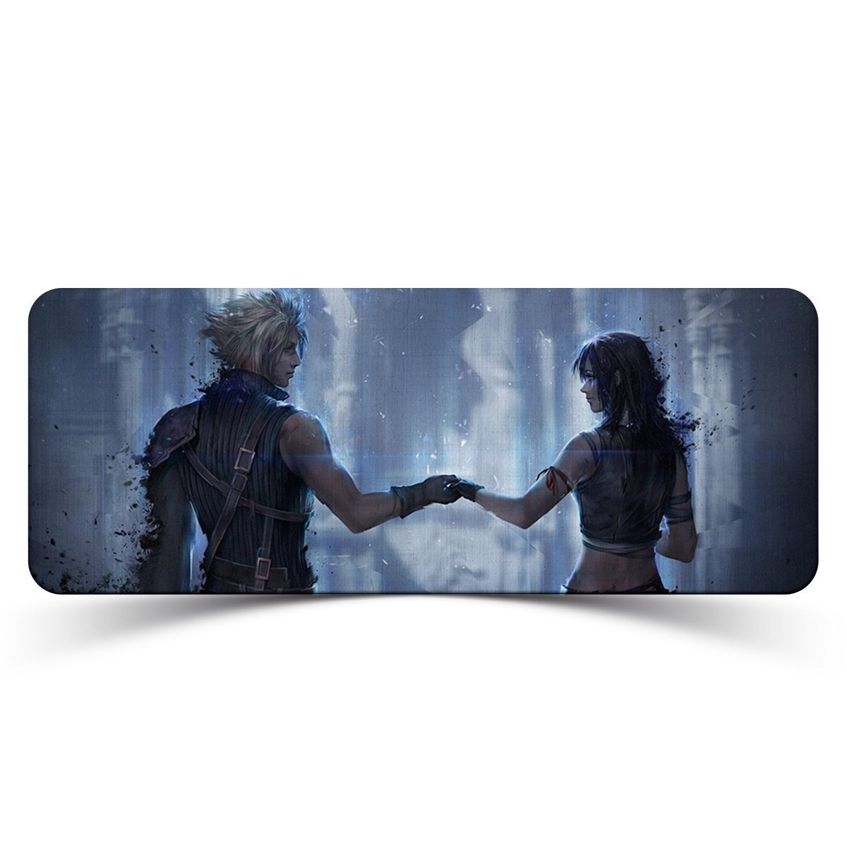 Mouse Pad Gamer Final Fantasy 7 Remake Cloud e Tifa Império da Impressão 90cm x 35cm - 1