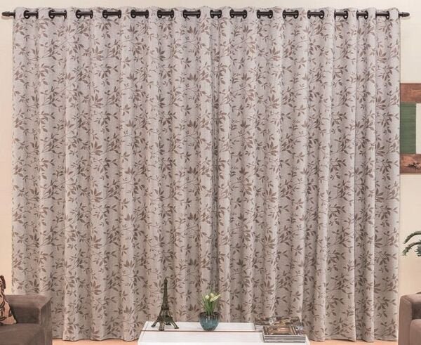 Cortina varao blackout jacquard 360 x 250 m