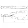 Alicate para Eletrônica Corte Diagonal 4" Tramontina - 2