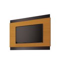 Ver imagem 3 de Rack com Painel Legacy 1,60m Tv 60 Polegadas Ripado Lateral "grécia" 1.6 Cor:cedro/preto