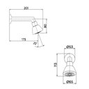 Ver imagem 2 de Ducha para Aquecedor a Gás Bonnaducha - Docol