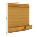 Ver imagem 3 de Painel para TV até 60 Polegadas com LED 160CMX164CM Bali