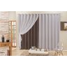 Cortinas de Ibitinga para Sala ou Quarto 4,00 x 2,50 Metros Semi Blackout Corta A Luz para Varao - 2
