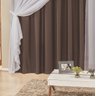 Cortinas de Ibitinga para Sala ou Quarto 4,00 x 2,50 Metros Semi Blackout Corta A Luz para Varao - 4