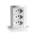 Ver imagem 1 de Torre de Tomada Slim Automático 3 Tomadas 10a Branco