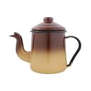 Ver imagem 1 de Cafeteira Tradicional Esmaltada Marrom Degradê 1,1 L Ewel