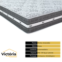 Ver imagem 2 de Colchão Black Graphite Molas Ensacadas Queen Anjos