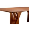 Mesa de Jantar 08 Lugares Cannes 220cm X 105cm Base em Madeira Maciça Tampo Amadeirado - 3