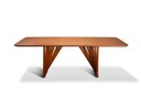 Ver imagem 1 de Mesa de Jantar 08 Lugares Cannes 220cm x 105cm Base em Madeira Maciça Tampo Madeira