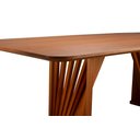 Ver imagem 3 de Mesa de Jantar 08 Lugares Cannes 220cm x 105cm Base em Madeira Maciça Tampo Madeira