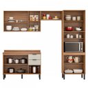 Ver imagem 3 de Cozinha Completa Firenze 11 Portas 2 Gavetas Amêndola Touch/Nude Prime Tx - Demóbile