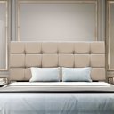 Ver imagem 2 de Cabeceira Estofada Cama Box Casal 140 Cm Bianca Suede:bege