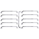 Ver imagem 1 de Barra de Apoio Inox 70cm Kit 11 Unidades Suporte Banheiro Box Idoso Gestante Criança Varanda Acessib