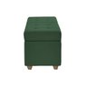 Recamier Bau Madri 1,20m Veludo Verde - Inova Decorações - 4