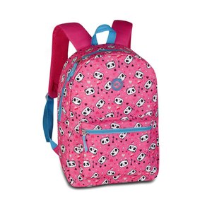 MOCHILA PANDAS BOLSA FEMININA CASUAL COLORIDA BARATA:Rosa
