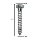 Ver imagem 2 de Parafuso Sextavado Soberba Stein 3/8x50 Caixa 200 Pçs