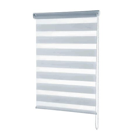 Persiana Double Vision Cinza - 2,50m X 1,30m