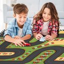 Ver imagem 4 de Tapete Pista de Carrinhos 2 Infantil Ilustrado Criança Lona