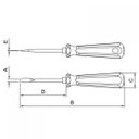 Ver imagem 2 de Chave de Fenda Ponta Chata 3x125mm Tramontina