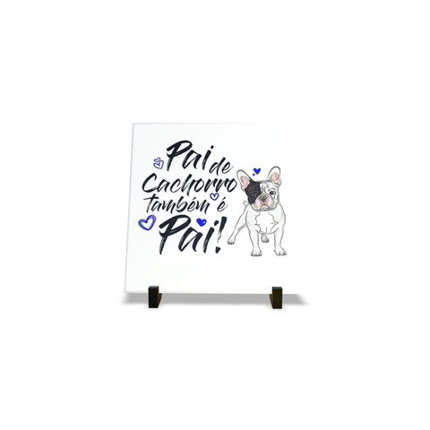 Porta Retrato Dia Dos Pais Decorativo em Azulejo Personalizados