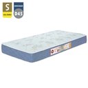 Ver imagem 2 de Colchão Solteiro Castor Espuma D45 Sleep Max Branco e Azul 18x88x188