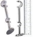 Ver imagem 2 de Suporte Cortina Varão Duplo 19mm e 28mm Alumínio 22 Cm