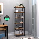 Ver imagem 2 de Estante Livreiro Multiuso Trento Estilo Industrial 180cm com 6 Prateleiras Demolição - Desk Design A