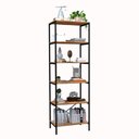 Ver imagem 1 de Estante Livreiro Multiuso Trento Estilo Industrial 180cm com 6 Prateleiras Demolição - Desk Design A