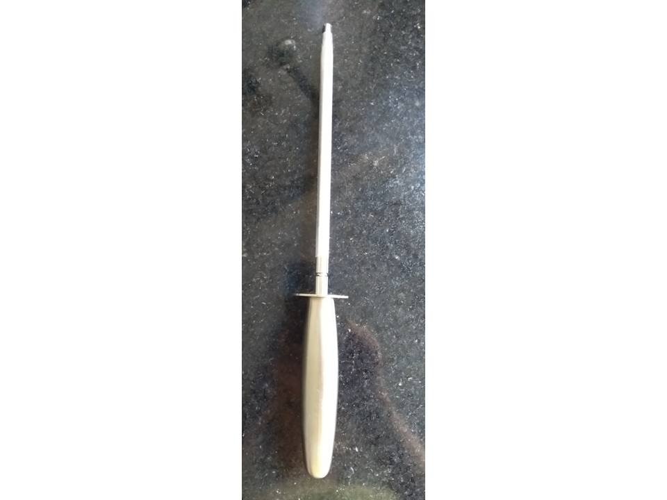 Chaira Afiador de Facas Estriada em Aço Inox Simonaggio - 32 cm - 3