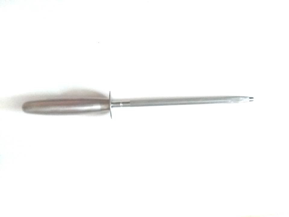 Chaira Afiador de Facas Estriada em Aço Inox Simonaggio - 32 cm - 2