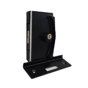 Kit 10 Porta de Correr Vidro Alvenaria Linha 3000 Glass Peças Preto