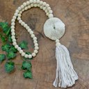 Ver imagem 1 de Colar de Mesa Artesanal com Contas e Coral Importado de Bali