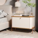 Ver imagem 1 de Cômoda Pequena Irondale Off White Nature Bronze