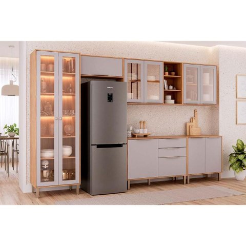 Cozinha Completa 6 Peças Brilhante Cinamomo/Platina MGM