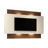 Painel 180cm com LED - Off White/Nobre - 6
