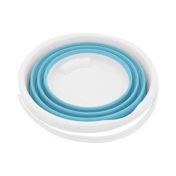 Balde Dobrável Clean 5 Litros - Azul Céu - 3