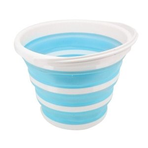 Balde Dobrável Clean 5 Litros - Azul Céu