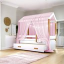 Ver imagem 4 de Bicama Solteiro Montessoriana Infantil Casinha - Rosa