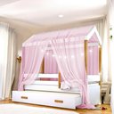 Ver imagem 3 de Bicama Solteiro Montessoriana Infantil Casinha - Rosa