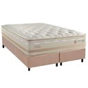 Ver imagem 1 de Conjunto Box Queen: Colchão Molas Herval Maxspring Koln + Base Crc Suede Clean (158x198)
