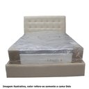 Ver imagem 4 de Cama Oslo Linho Bege para Colchão King 193cm - 67330