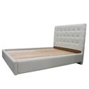 Ver imagem 1 de Cama Oslo Linho Bege para Colchão King 193cm - 67330